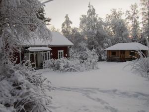 LeafCottage B&B and Sauna, 25 min from Romme Alpine v zimě