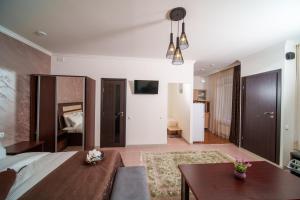 Voodi või voodid majutusasutuse Visota 1880 Hotel Tsaghkadzor toas