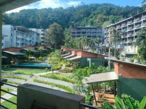an aerial view of a city with buildings at N1 House in Ao Nang Beach