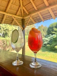 Nápoje v ubytování La Martineta Posada de Campo
