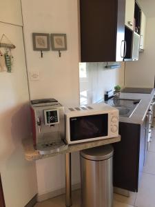 Kuchyň nebo kuchyňský kout v ubytování Ferienwohnung Zadar-City