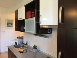 Kuchyň nebo kuchyňský kout v ubytování Ferienwohnung Zadar-City