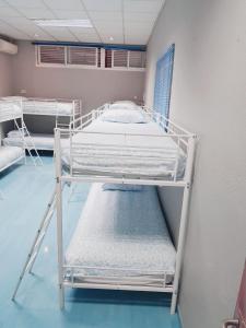 Łóżko lub łóżka w pokoju w obiekcie Hostel Las Rosas