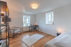 Ένα ή περισσότερα κρεβάτια σε δωμάτιο στο Villa Morgenthau