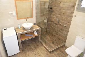 Koupelna v ubytování Seastone Villas