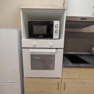 Kuchyň nebo kuchyňský kout v ubytování BOBANO Apartman