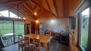 Kuchyň nebo kuchyňský kout v ubytování Cabañas Casa Torres