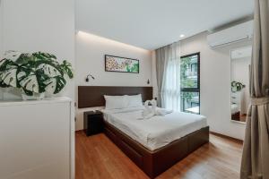 Ένα ή περισσότερα κρεβάτια σε δωμάτιο στο C156 The title Rawai 50m Main Beach Road +42 φωτογραφίες