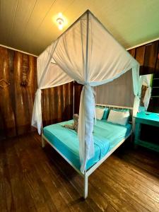 Katil atau katil-katil dalam bilik di Madre Selva Hostel