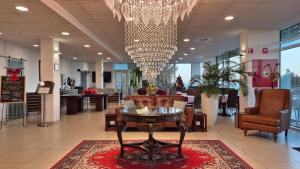 Ruang duduk di Hotel Lavender - Oleander Resort