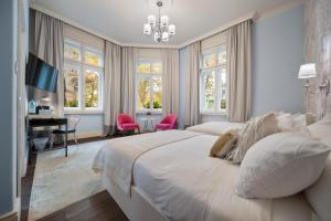 TV a/nebo společenská místnost v ubytování 29A Guesthouse