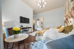 TV a/nebo společenská místnost v ubytování 29A Guesthouse