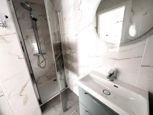 Koupelna v ubytování Le Madone