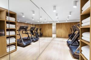Fitness centrum a/nebo fitness zařízení v ubytování White 1921 Courchevel