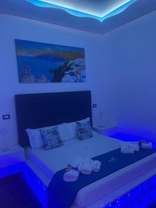 B&B Santorini客房内的一张或多张床位