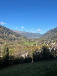 a view of a valley with mountains in the background at Art & View - Apartment in Bad Gastein +1 photo