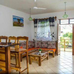 Posezení v ubytování Pendo Cottages