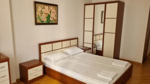 Postel nebo postele na pokoji v ubytování Baku Sea View Hotel