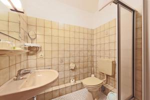 Koupelna v ubytování Hotel Hülsmann Garni
