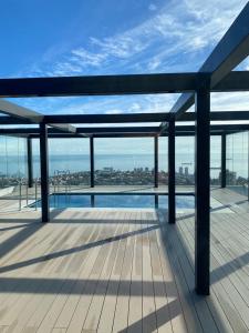 a view from the roof of a building at Excelente Depto tipo Estudio in Viña del Mar