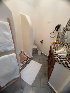Koupelna v ubytování RIAD KECHMARA