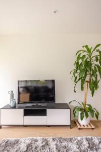 TV a/nebo společenská místnost v ubytování Im Quer
