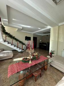 Ruang duduk di Hotel in Bakuriani