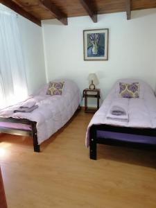 Postel nebo postele na pokoji v ubytování Bed and Breakfast Como en Casa