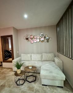 Posezení v ubytování Le boudoir suite&spa