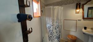 Koupelna v ubytování La Pequeña Parrita