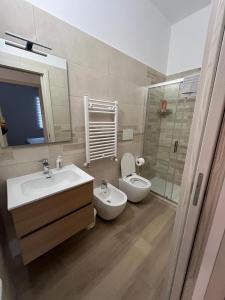 Koupelna v ubytování La Perla nel Vico