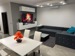 Posezení v ubytování VRG 1 Exkluzív Apartman