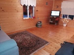 TV a/nebo společenská místnost v ubytování Sillavahi maja