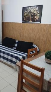 Χώρος καθιστικού στο Apartamento in Copacabana