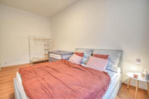 Postel nebo postele na pokoji v ubytování Apartmán se 2 ložnicemi
