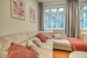 Posezení v ubytování Apartmán se 2 ložnicemi