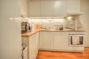 Kuchyň nebo kuchyňský kout v ubytování Apartmán se 2 ložnicemi
