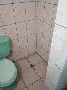 Koupelna v ubytování Hospedaje cuarto doble