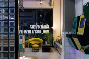 Setusvæði á Retroverse Hostel