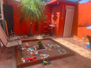 Αίθριο ή υπαίθριος χώρος στο Casa Azahares Atlixco