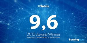 Certifikát, hodnocení, plakát nebo jiný dokument vystavený v ubytování I Plateia
