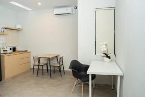 Kuchyň nebo kuchyňský kout v ubytování Studio 27 Sanur