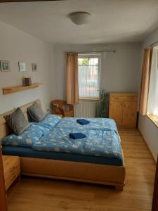 Katil atau katil-katil dalam bilik di Apartman U Adamov
