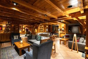Posezení v ubytování Hotel Xalet Montana