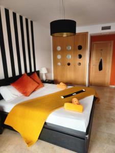 Posteľ alebo postele v izbe v ubytovaní "Cathy's Home"- apart Luxury - Adult Only - Large Terrace Private