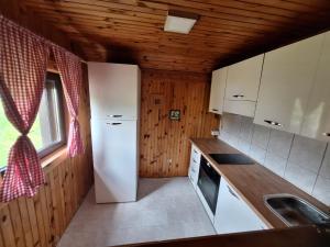 Eldhús eða eldhúskrókur á Chalet Hill Zabljak