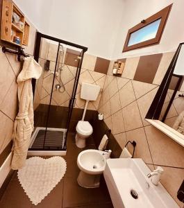 Koupelna v ubytování DON GIL Casa Vacanze
