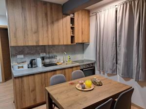 Kuchyň nebo kuchyňský kout v ubytování Apartman Mila