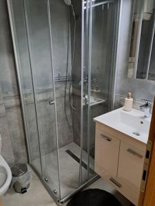 Koupelna v ubytování Apartman Mila