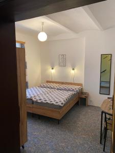 Postel nebo postele na pokoji v ubytování Kotrba privat
